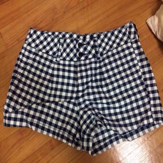 ローリーズファーム(LOWRYS FARM)のギンガムチェックのショーパン(ショートパンツ)