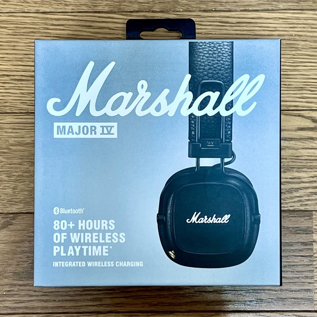 メジャー【新品未開封】Marshall マーシャル MAJOR Ⅳ BLACK,