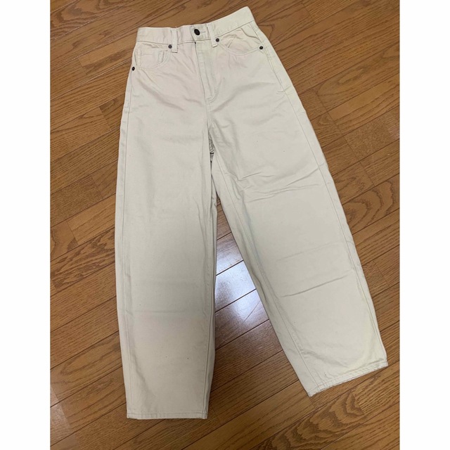 美品!GU レディース ハイライズ ワイドパンツ S | フリマアプリ ラクマ