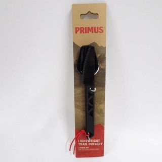 プリムス(PRIMUS)の【未使用】プリムス LWトレイルカトラリー ブラック P-740590 PRIMUS フォーク スプーン ナイフ トライタン製(食器)