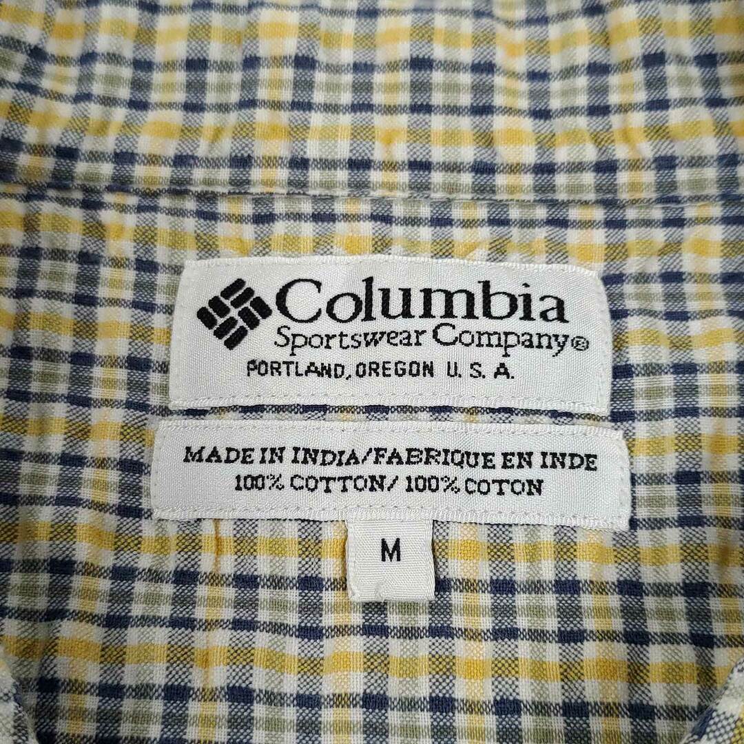 Columbia(コロンビア)のコロンビア チャック 半袖シャツ M イエロー PM7166 メンズ COLUMBIA トップス アウトドアウェア メンズのトップス(その他)の商品写真