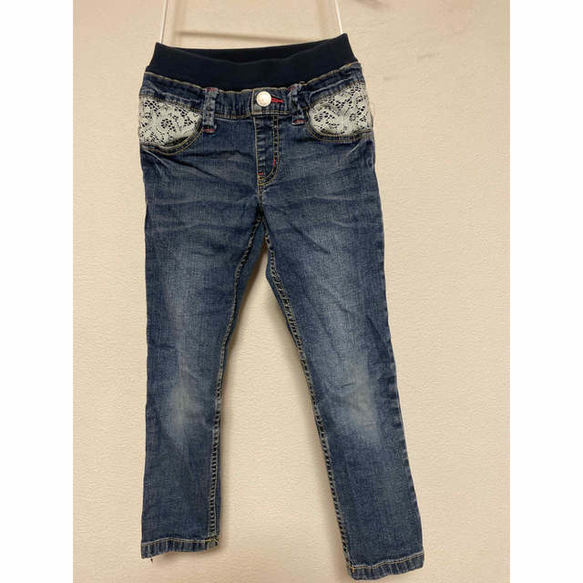 RAG MART(ラグマート)のRAG MARTロンT   西松屋ジーンズ　120 セット キッズ/ベビー/マタニティのキッズ服女の子用(90cm~)(Tシャツ/カットソー)の商品写真