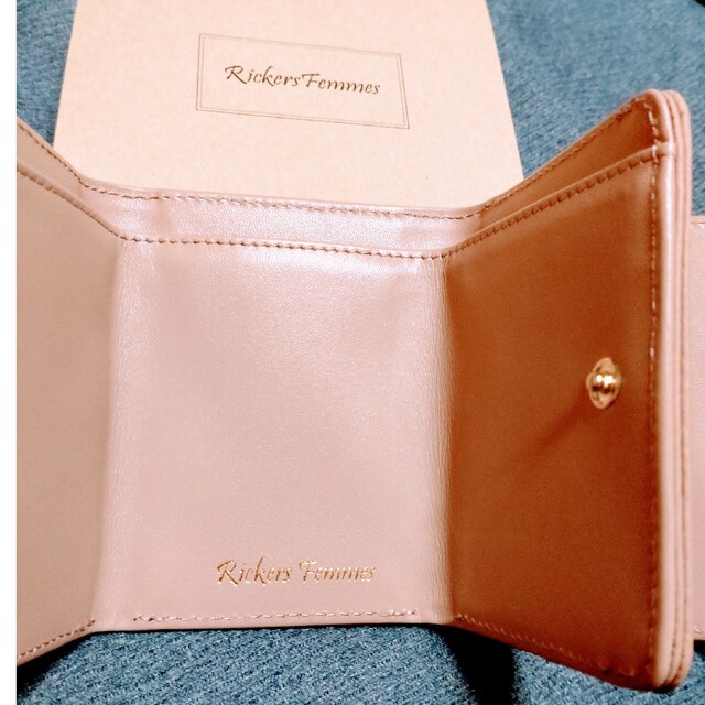 新品 未使用リッカーズ ミニ財布 スモーキーピンク レディースのファッション小物(財布)の商品写真