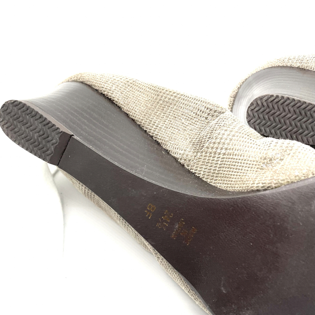 DIANA(ダイアナ)のダイアナ DIANA 24.5cm オープントゥウェッジソールパンプス レディースの靴/シューズ(ハイヒール/パンプス)の商品写真