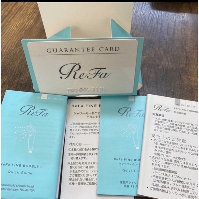 ReFa(リファ)のリファ　ファインバブルS シャワーヘッド　節水 コスメ/美容のボディケア(バスグッズ)の商品写真