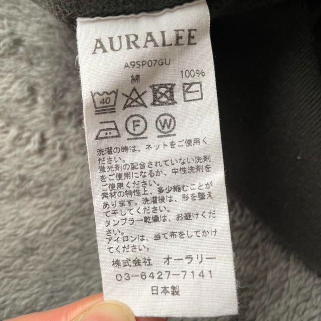 【AURALEE】AURALEE IENA ヴィンテージ フーディーパーカー