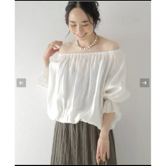 Plage(プラージュ)のPlage  新品★ ヴィンテージオフショルダーブラウス★ レディースのトップス(シャツ/ブラウス(長袖/七分))の商品写真