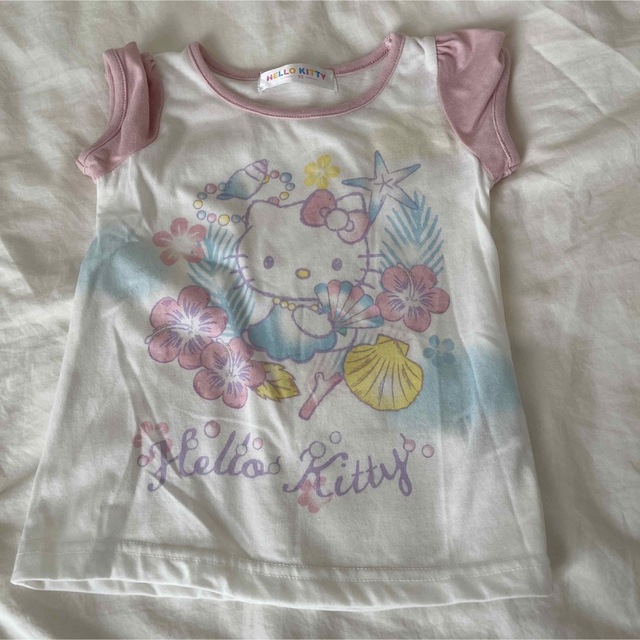 ハローキティ　パジャマ　Tシャツ　95 女の子 キッズ/ベビー/マタニティのキッズ服女の子用(90cm~)(パジャマ)の商品写真