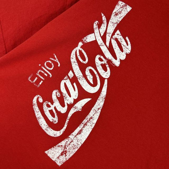 コカ・コーラ(コカコーラ)のCoca Cola コカコーラ 縦ロゴ ジュース 企業 Tシャツ 半袖 輸入品 メンズのトップス(Tシャツ/カットソー(半袖/袖なし))の商品写真