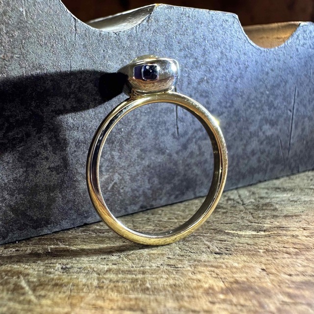 専用です。オールドヨーロピアンカット　ダイヤモンド　手作りの指輪 レディースのアクセサリー(リング(指輪))の商品写真