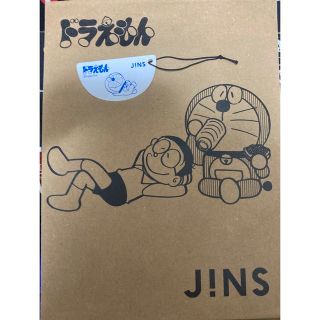 ドラえもん　jins ショッパー　紙袋　のび太　のび太くん　メガネ　眼鏡　バッグ(キャラクターグッズ)