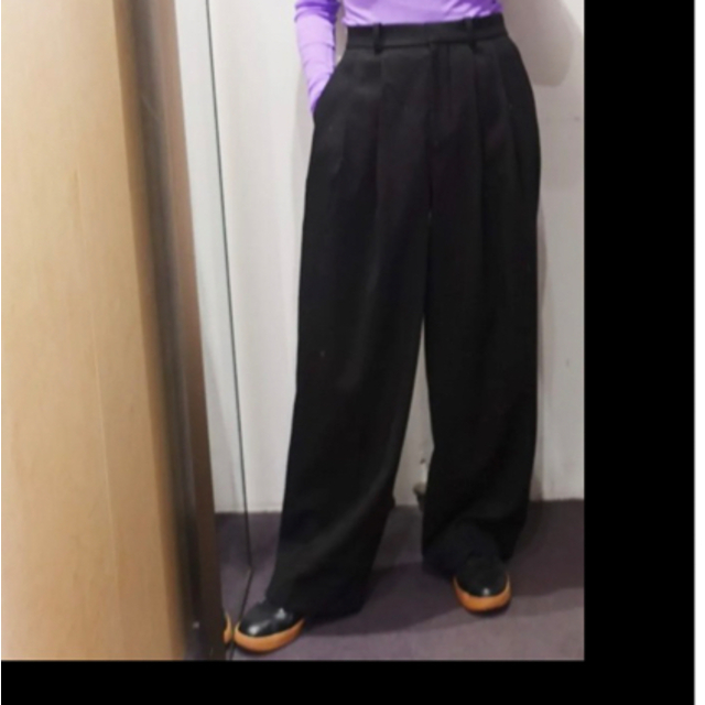 パンツCOS high rise wide trousers