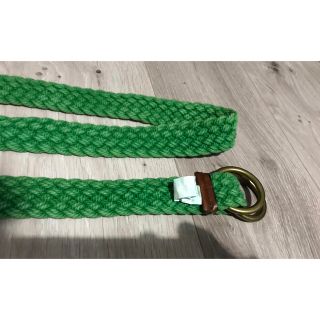 POLO RALPH LAUREN - POLO RALPH LAUREN レザートリム コットン ベルト