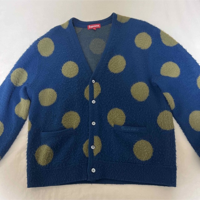 驚きの値段 Supreme Brushed Polka Dot Cardigan Sサイズ | www