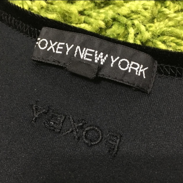 FOXEY NEW YORK(フォクシーニューヨーク)の美品フォクシー　ベーシックトップス レディースのトップス(カットソー(長袖/七分))の商品写真