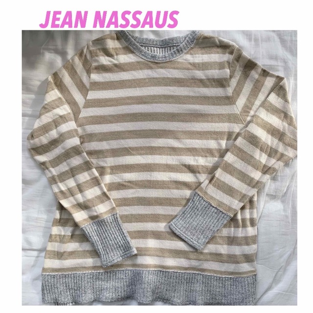 jean nassaus(ジーンナッソーズ)のJEAN NASSAUS ジーンナッソーズ　コットントップス　サイズ3 レディースのトップス(カットソー(長袖/七分))の商品写真