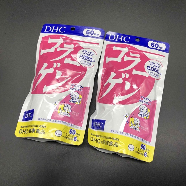 DHC(ディーエイチシー)の新品 未開封 DHC コラーゲン 60日分 2袋 食品/飲料/酒の健康食品(コラーゲン)の商品写真