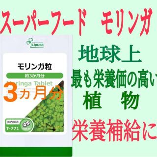 スーパーフード　モリンガ粒★3ヵ月分★毎日の栄養補給に★食物繊維　ビタミンA C(野菜)