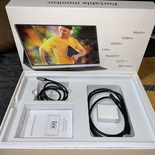 モバイルモニター IVV ASM156UCC-6 モバイルディスプレイ 4K(ディスプレイ)