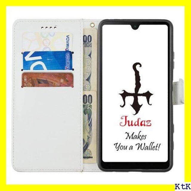 ４ Judaz Classic Series 手帳ケース l 典雅 白 274 スマホ/家電/カメラのスマホアクセサリー(モバイルケース/カバー)の商品写真