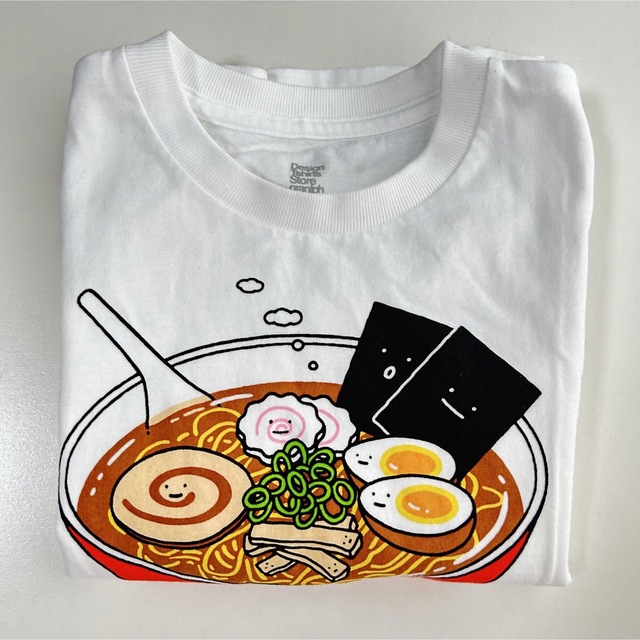 Design Tshirts Store graniph(グラニフ)の【グラニフ】キッズ 120 ラーメン 半袖Tシャツ キッズ/ベビー/マタニティのキッズ服男の子用(90cm~)(Tシャツ/カットソー)の商品写真