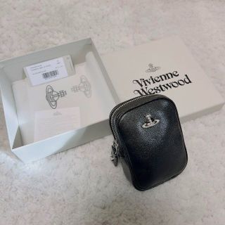 ヴィヴィアンウエストウッド(Vivienne Westwood)の【新品】ヴィヴィアンウエストウッド ディアマンテ オーブ ポーチ 黒(ポーチ)