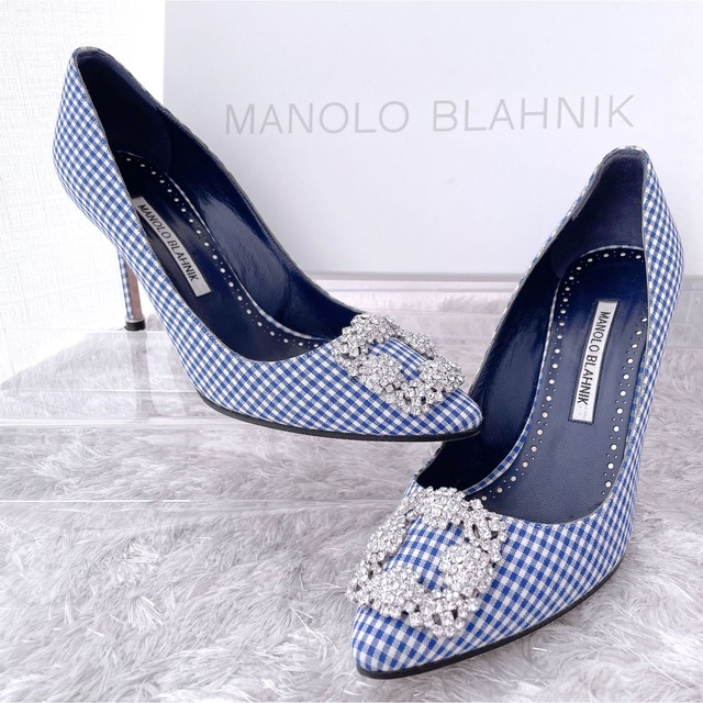 マノロブラニク MANOLO BLAHNIK ハンギシ パンプス 極美品 | www.causus.be