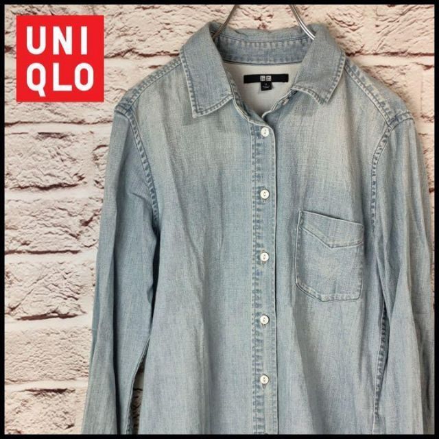 UNIQLO(ユニクロ)のUNIQLO　ユニクロ　トップス　長袖シャツ　　レディース【S】 レディースのトップス(シャツ/ブラウス(長袖/七分))の商品写真