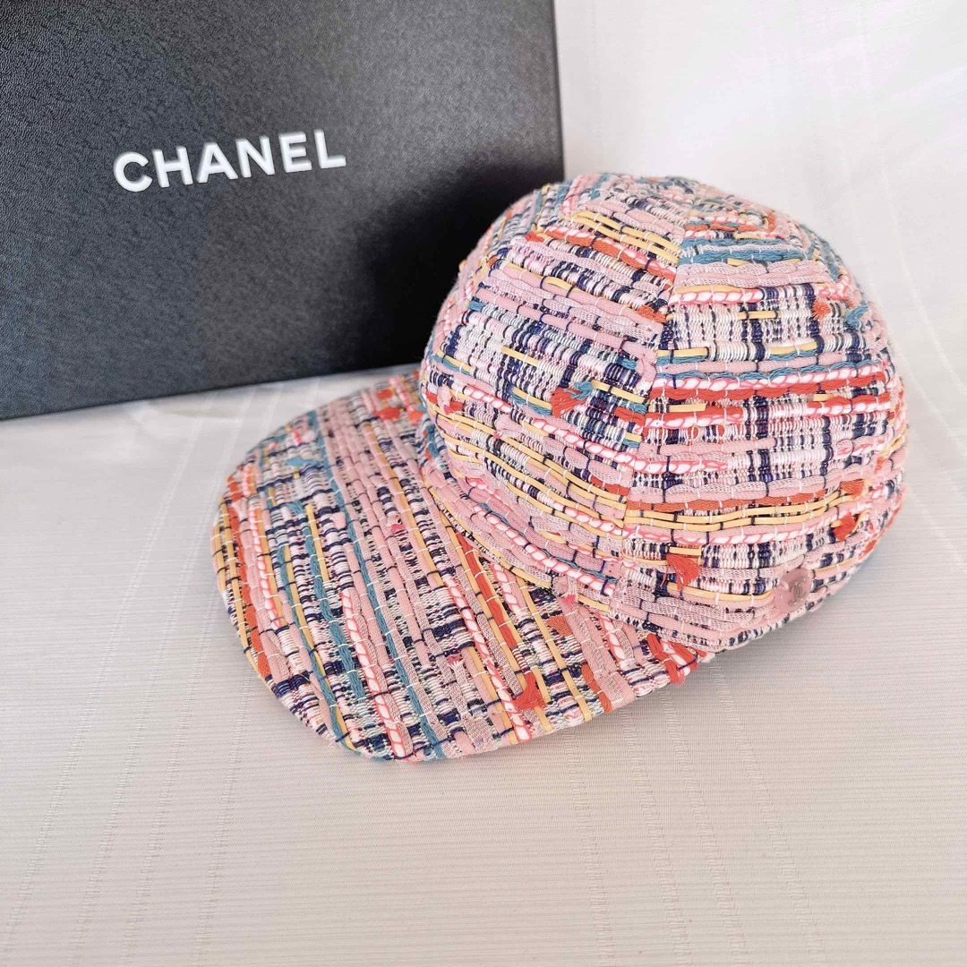 CHANEL キャスケット 帽子 ツイード キャスケット CHANEL キャスケット 帽子 ツイード キャスケット