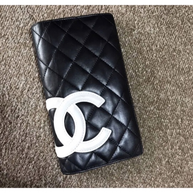 シャネル 長財布 カンボンライン CHANEL