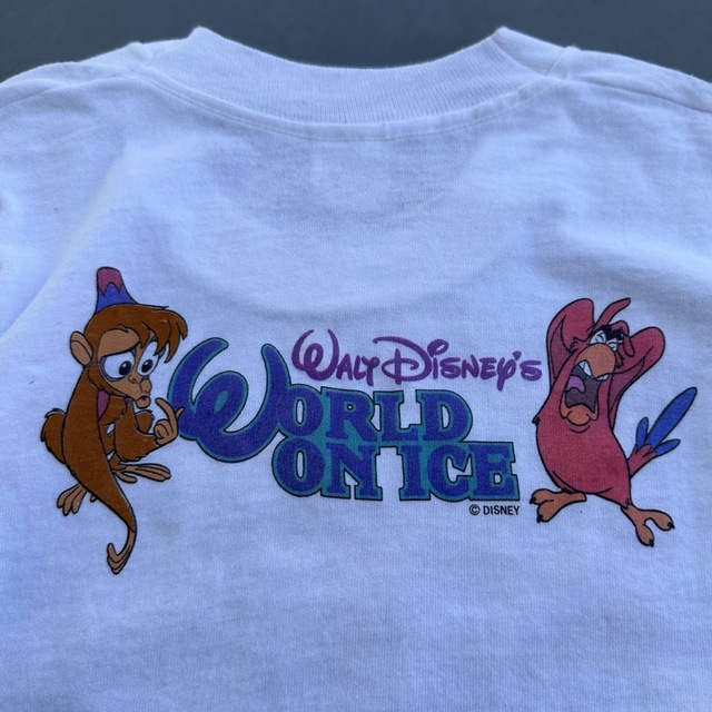 【美品】90s Disney アラジン world on ice tシャツ