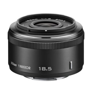 【中古】Nikon 単焦点レンズ 1 NIKKOR 18.5mm f/1.8 ブラック ニコンCXフォーマット専用 i8my1cf