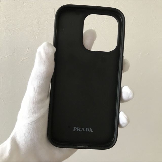 新品同様 極美品 PRADA プラダ iPhone 14 Pro ケース
