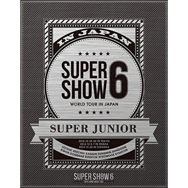 SUPER JUNIOR WORLD TOUR SUPER SHOW6 in JAPAN (Blu-ray Disc2枚組) (初回生産限定) qqffhab