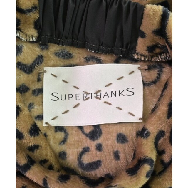 SUPERTHANKS(スーパーサンクス)のSUPERTHANKS スーパーサンクス スウェット M 茶x黒(総柄) 【古着】【中古】 メンズのトップス(スウェット)の商品写真