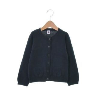 プチバトー(PETIT BATEAU)のPETIT BATEAU プチバトー ニット 114 紺 【古着】【中古】(ニット)