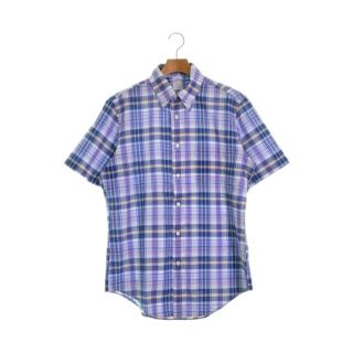 ブルックスブラザース(Brooks Brothers)のBrooks Brothers カジュアルシャツ M 白x青x赤等(チェック) 【古着】【中古】(シャツ)