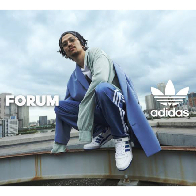 adidas(アディダス)の常田大希着用　adidas FORUM LOW 26.5 メンズの靴/シューズ(スニーカー)の商品写真