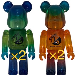 ベアブリック(BE@RBRICK)のbe@rbrick ノベルティGRADATION CLEAR 1/6計画　各2個(その他)