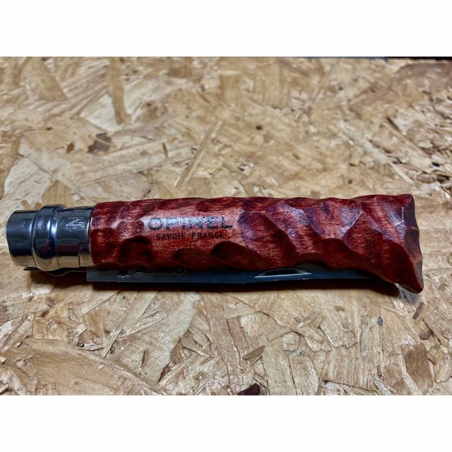 OPINEL(オピネル)のオピネル ナイフ Ｎｏ．8 無骨仕様 カスタムグリップ キャンプ アウトドア釣り スポーツ/アウトドアのアウトドア(調理器具)の商品写真