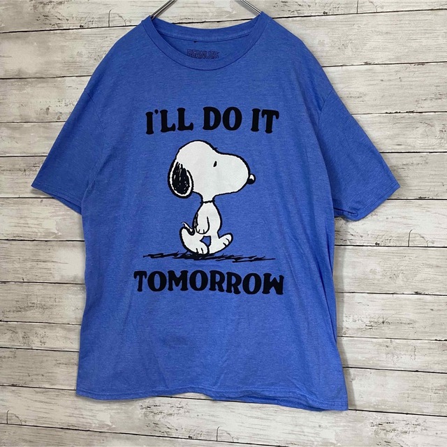 PEANUTS(ピーナッツ)の【入手困難】PEANUTS スヌーピー　Tシャツ　XL一点物　キャラクター メンズのトップス(Tシャツ/カットソー(半袖/袖なし))の商品写真