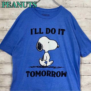 ピーナッツ(PEANUTS)の【入手困難】PEANUTS スヌーピー　Tシャツ　XL一点物　キャラクター(Tシャツ/カットソー(半袖/袖なし))