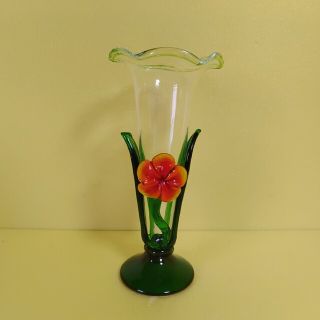 ✨新品✨オレンジ色のお花が可愛いフラワーベース(花瓶)