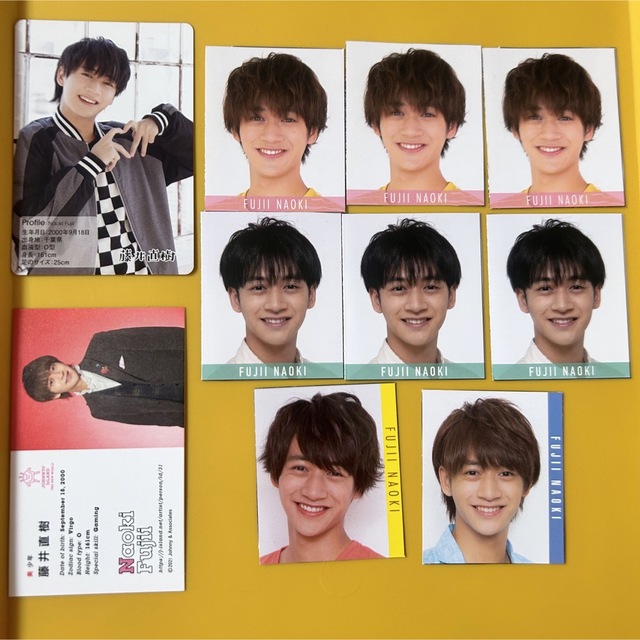 藤井直樹 エンタメ/ホビーのタレントグッズ(アイドルグッズ)の商品写真