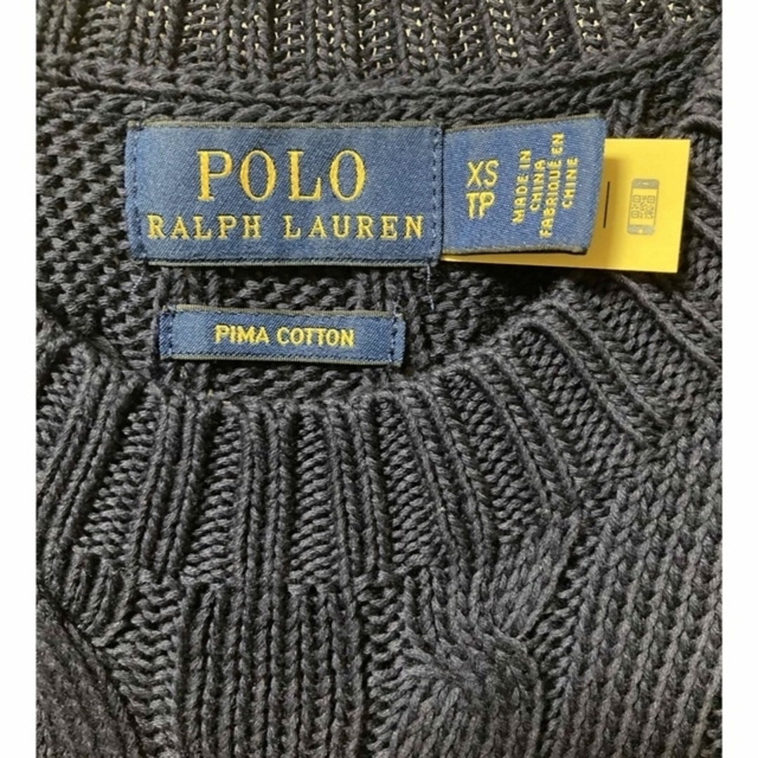 POLO RALPH LAUREN(ポロラルフローレン)のラルフローレン　ケーブルショートスリーブセーター  レディースのトップス(ニット/セーター)の商品写真