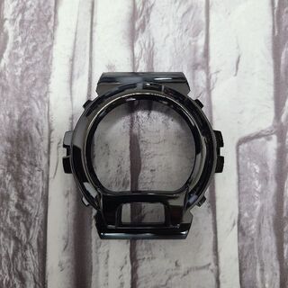 G-SHOCK DW-6900・DW-6600用　カスタムベゼル　メタルブラック(腕時計(デジタル))