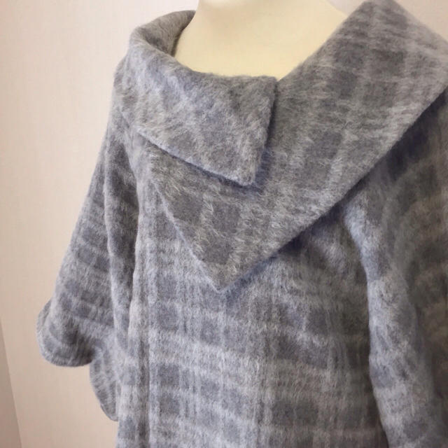 新作入荷!!】 お値下げ!アルパカ混 ロールカラー和装ロングコート