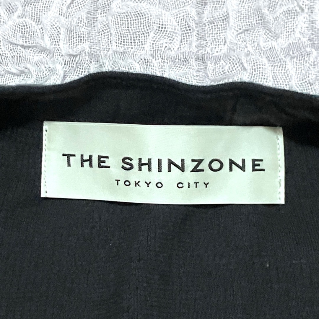 THE SHINZONE  コットンワッフルカーディガン　ブラック　フリーサイズ 4