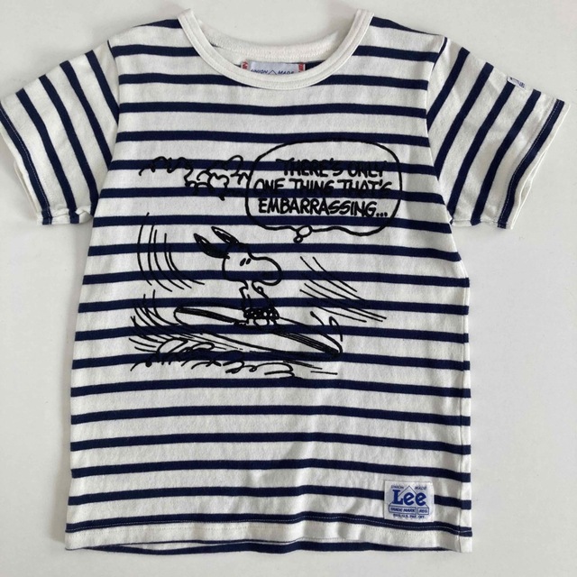 Lee(リー)のstomp stamp  Lee  半袖Tシャツ スヌーピー  サイズ120 キッズ/ベビー/マタニティのキッズ服男の子用(90cm~)(Tシャツ/カットソー)の商品写真