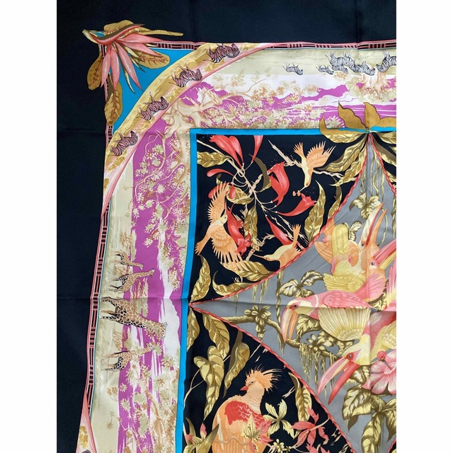 お1人様1点限り】 HERMES スカーフ TROPIQUES エルメス カレ90